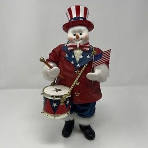 Possible Dreams Clothtique Snowman Santa "Oly Doodledrum" 2001